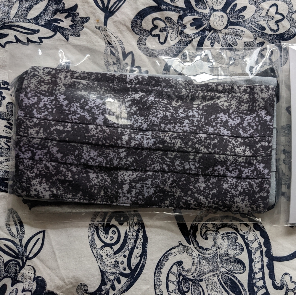 Athleta cotton lined masks, set of 5